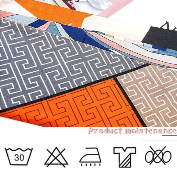 Narrow Silky Scarf Streamer Hair Ornament Tied Small Scarf - Picture 2 of 7